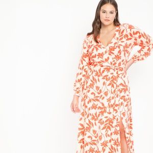 Eloquii Wrap Maxi Dress Sz. 28 NWT